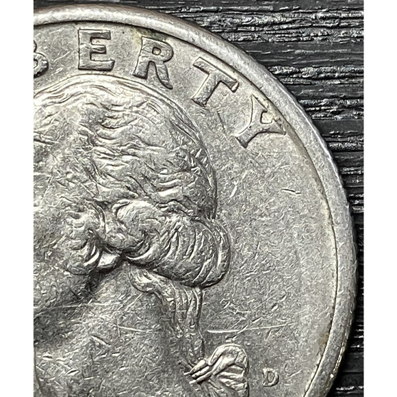 1994-D Washington Quarter RARE "A-M" Linking Error & Indent on Revers w/ Video - Picture 13 of 16